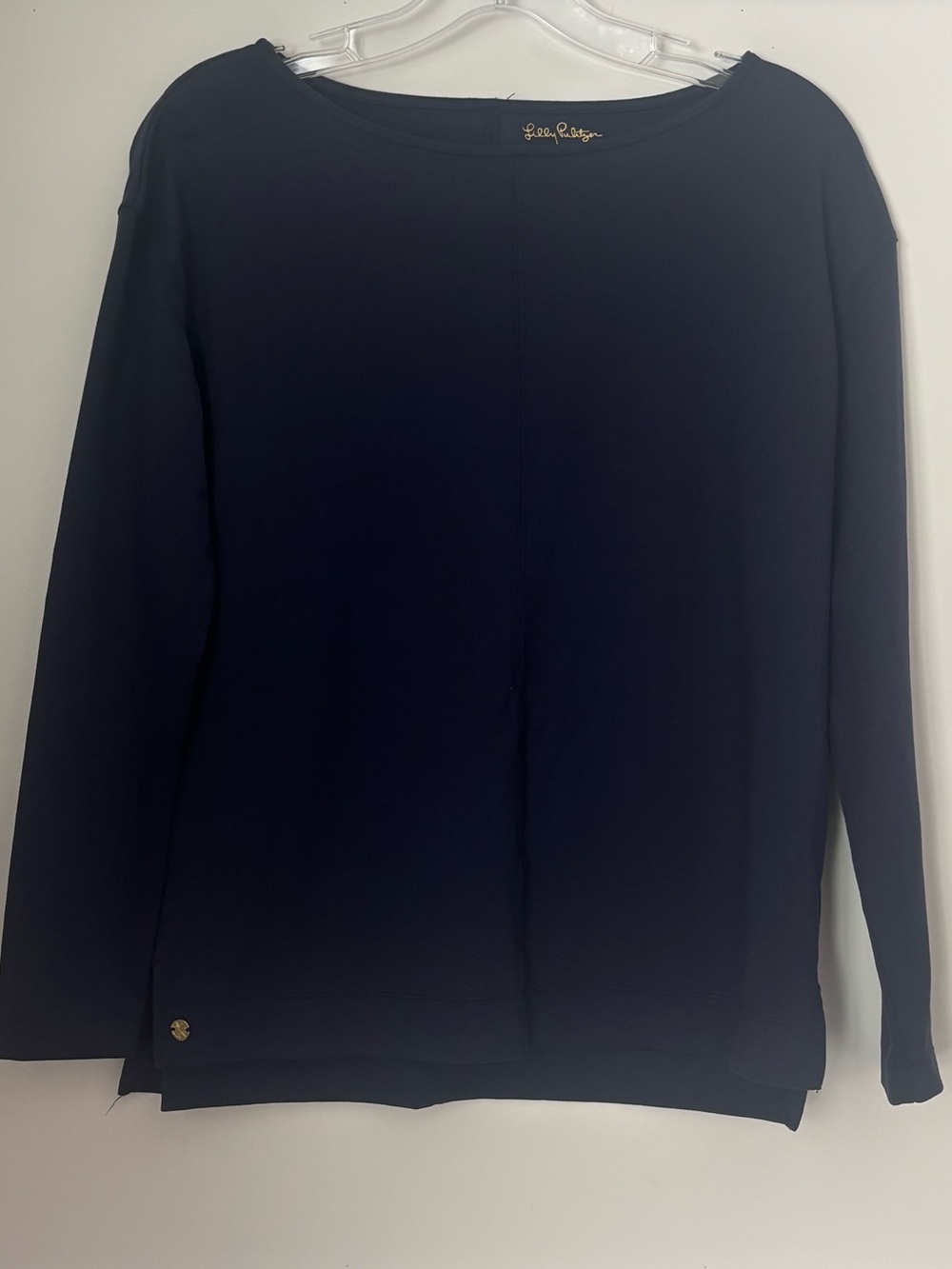 Lilly Pulitzer Navy Long Sleeve Luxletic Top size XXS in great condition